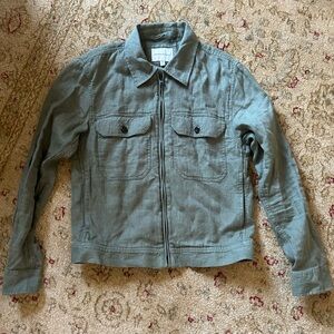Banana Republic Sage Green Shirt Jacket